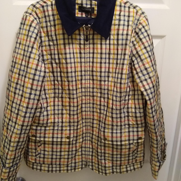 Talbots Jackets & Blazers - Talbots multicolored plaid jacket XL